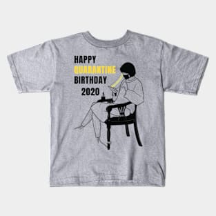 Happy quarantine birthday Kids T-Shirt